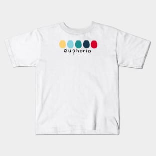 Euphoria BTS JK Color Palette Kids T-Shirt